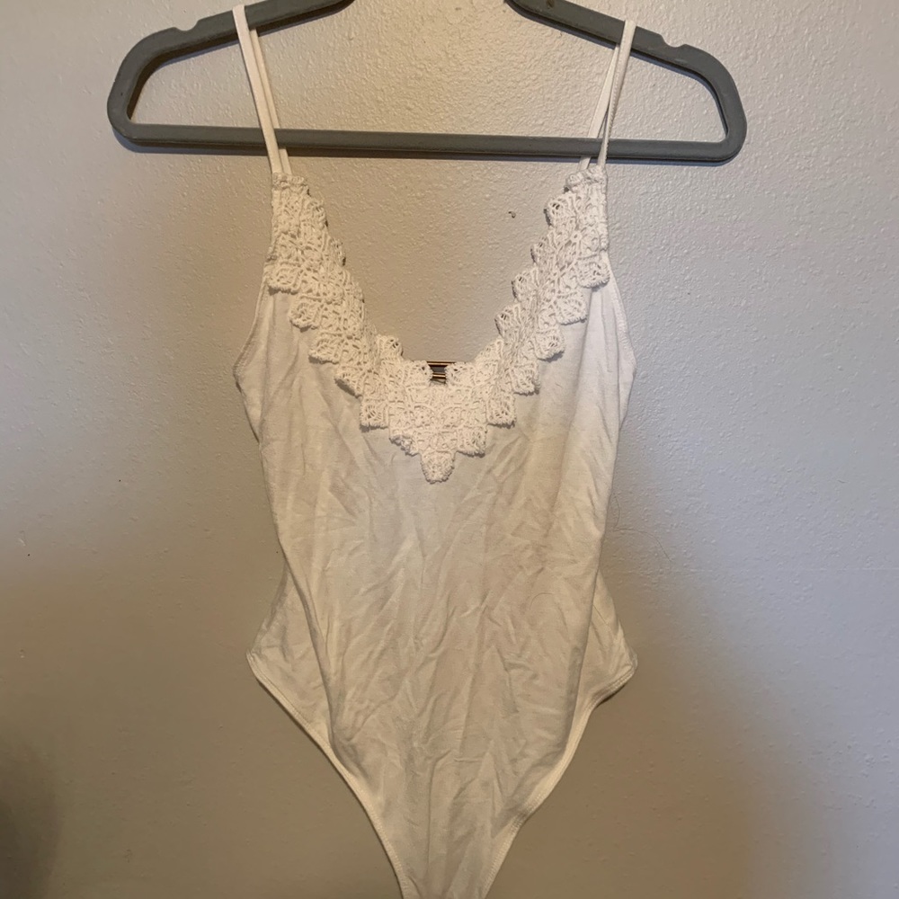 NWOT Free people white bodysuit